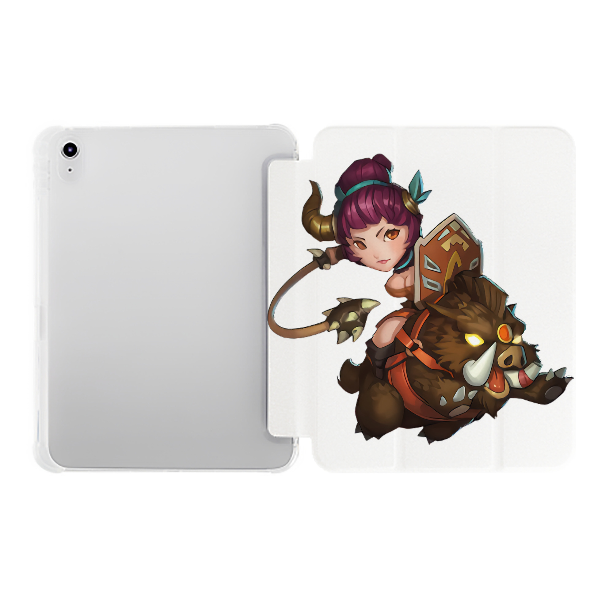 （画像用） リーグ・オブ・レジェンド League of Legends LOL IPad ケース ペン収納付き 三つ折りスタンド PUレザー×シリコン 対応機種9.5/10.5/10.9インチ